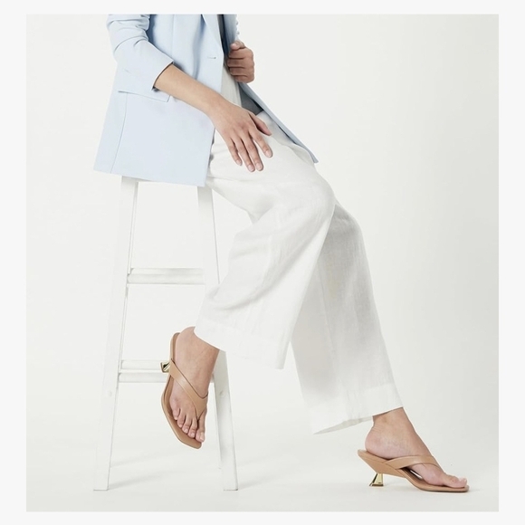 The Drop Women's Dakota Thong Scupted Heel Sandal #923, 924, 925 - Picture 9 of 14